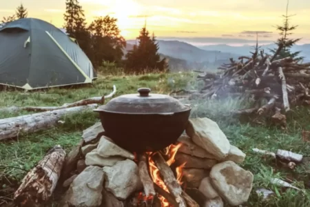 cooking in the camp1